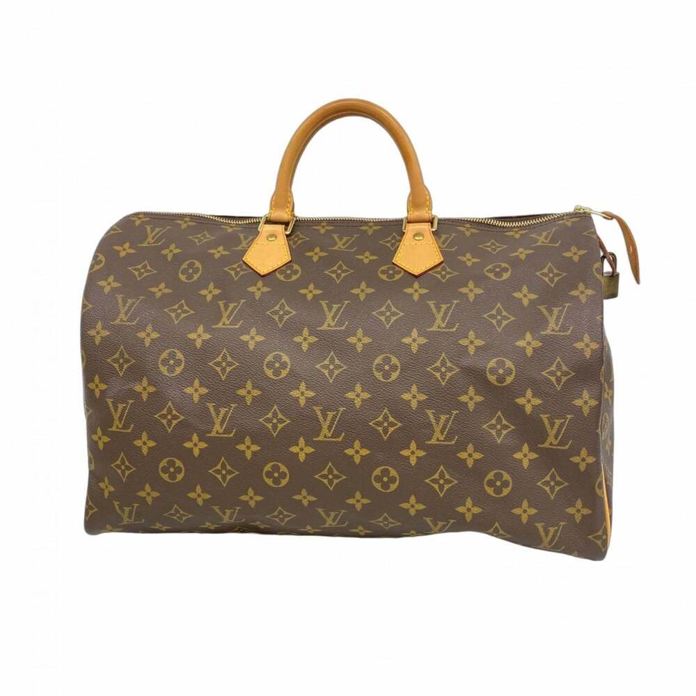Louis Vuitton Monogram Speedy 40 Handbag M41106 Brown Women's